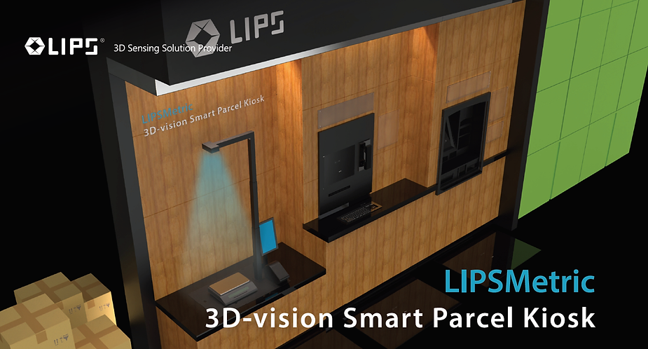 LIPSMetric 3D-visioin Smart Parcel Kiosk