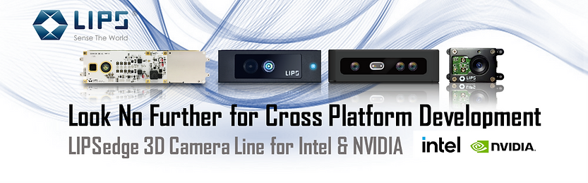 Intel および Nvidia 向けの Lipsedge 3D カメラ シリーズ。
